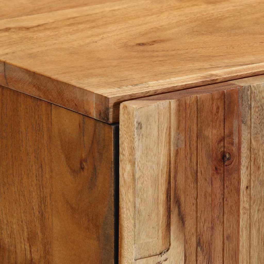 Highboard με συρτάρι Καφέ 60 χ 33 χ 100 εκ Στερεό ξύλο μάνγκο