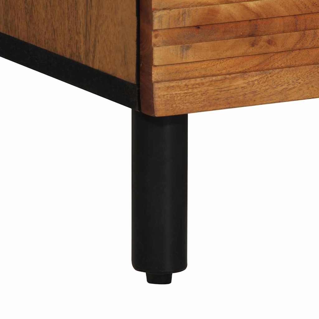 Highboard με συρτάρι Καφέ 60 χ 33 χ 100 εκ Στερεό ξύλο μάνγκο
