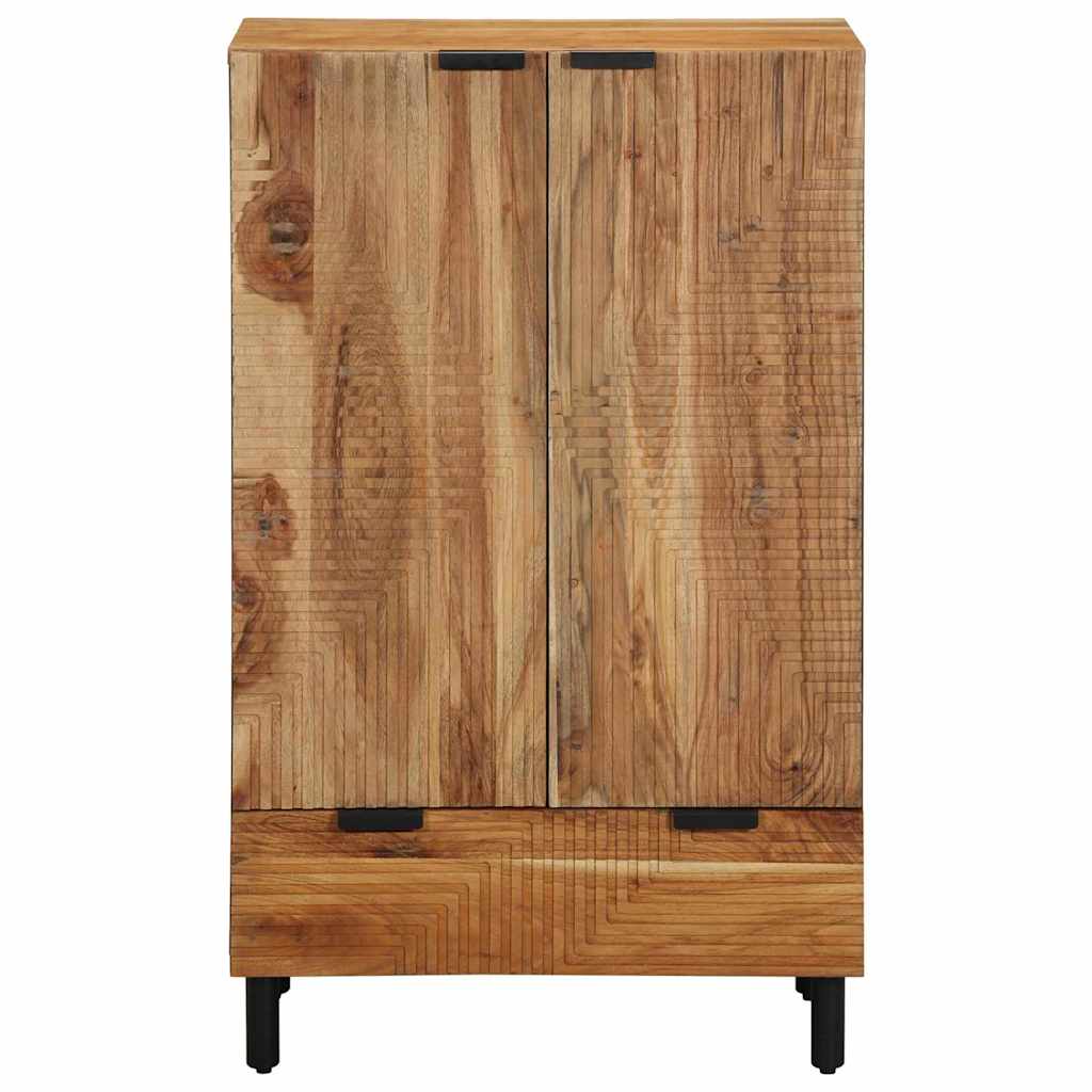 Highboard με συρτάρι Καφέ 60 χ 33 χ 100 εκ Στερεό ξύλο μάνγκο