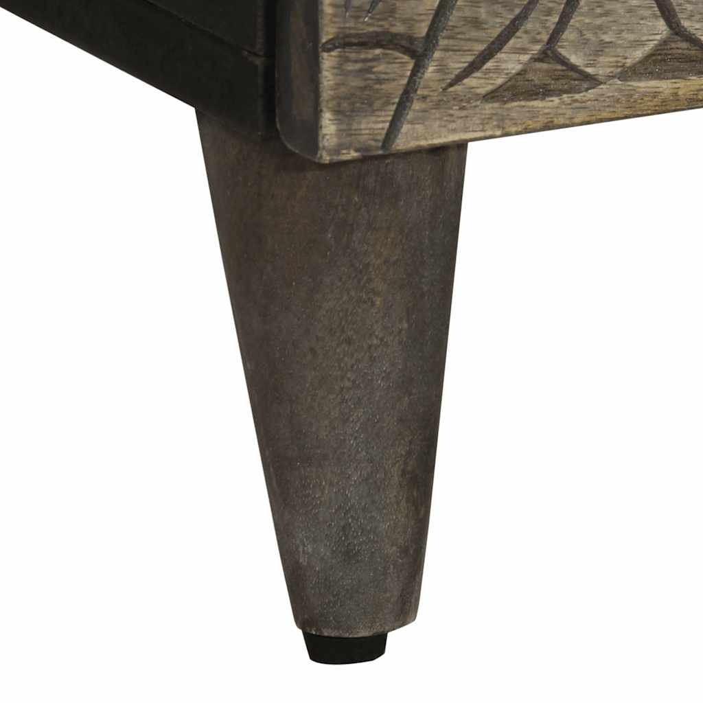 Sideboard ανοιχτό γκρι 60x33,5x75 cm μασίφ ξύλο Mango - Pakobazaar