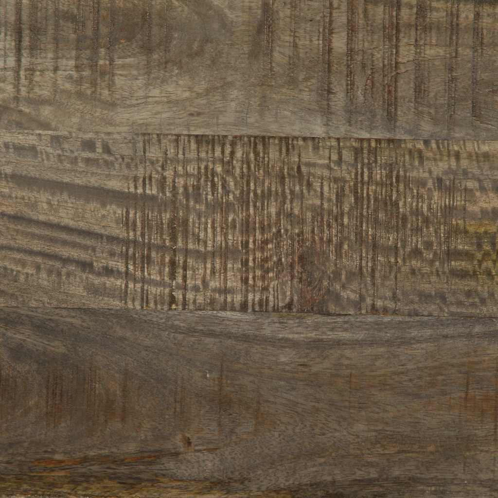 Sideboard ανοιχτό γκρι 60x33,5x75 cm μασίφ ξύλο Mango - Pakobazaar