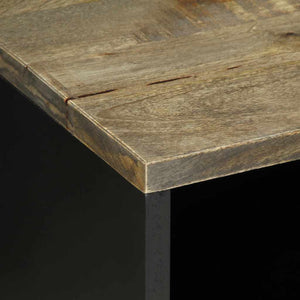 Ντουλάπι τηλεόρασης ανοιχτό γκρι 80x31,5x46 cm μασίφ ξύλο Mango