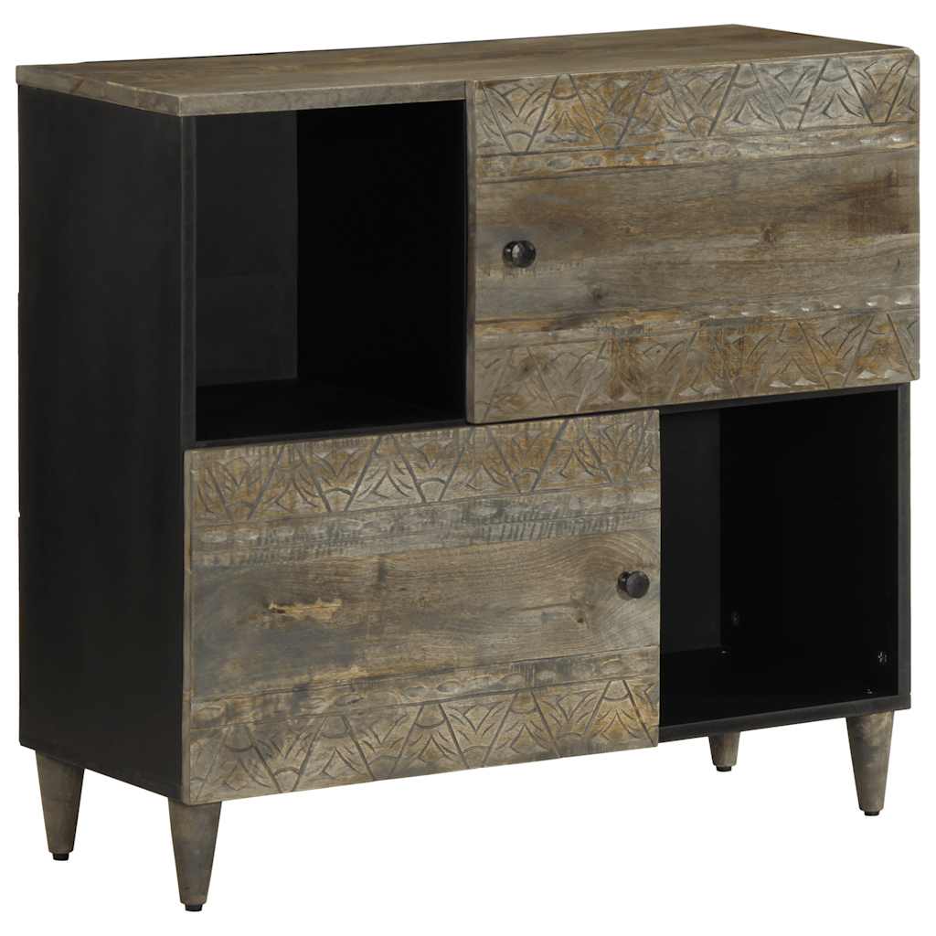 Sideboard 80x33x75 cm μασίφ ξύλο Mango