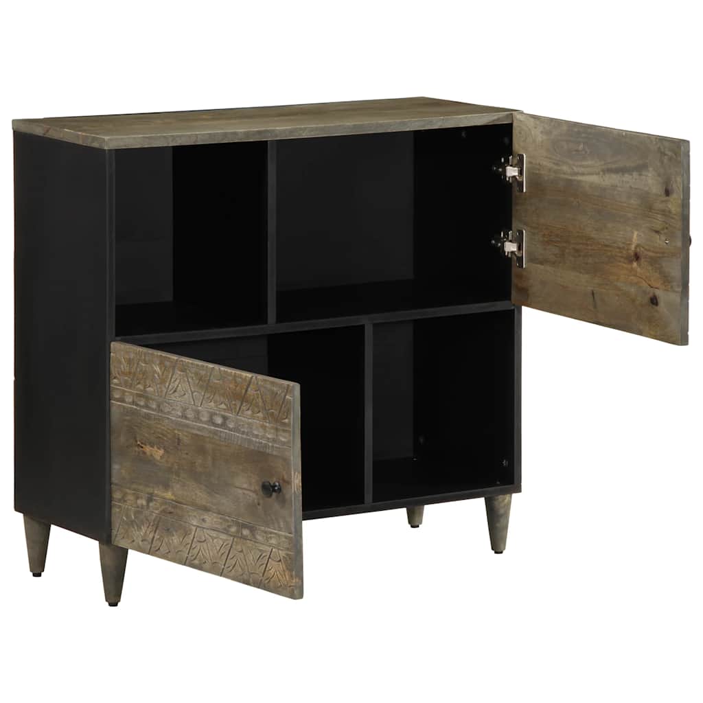 Sideboard 80x33x75 cm μασίφ ξύλο Mango