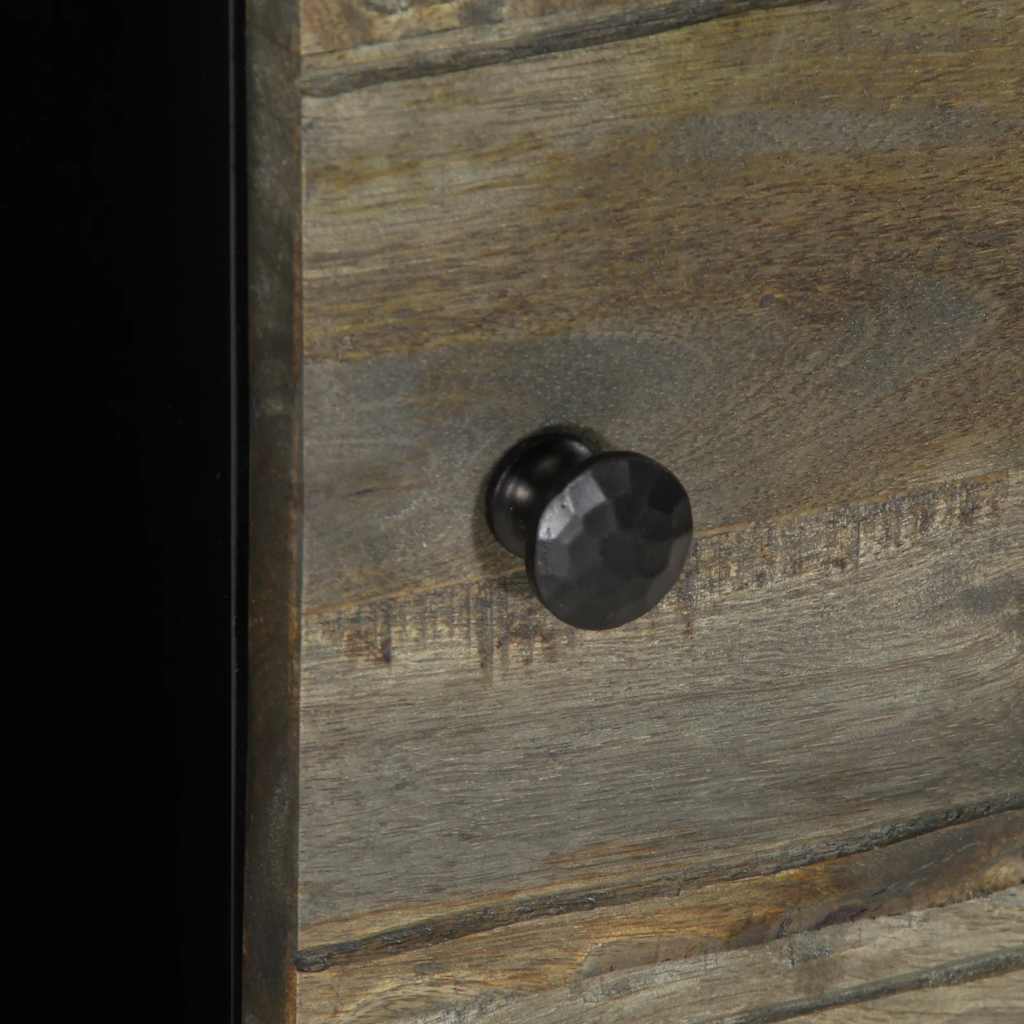 Sideboard 80x33x75 cm μασίφ ξύλο Mango