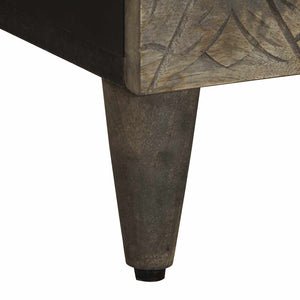 Sideboard 80x33x75 cm μασίφ ξύλο Mango