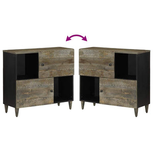Sideboard 80x33x75 cm μασίφ ξύλο Mango