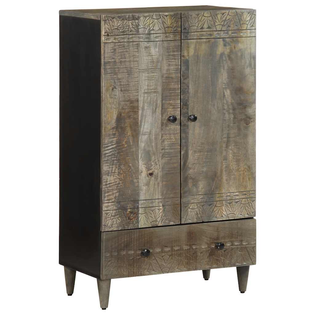 Highboard 60x33x100 cm μασίφ ξύλο Mango - Pakobazaar