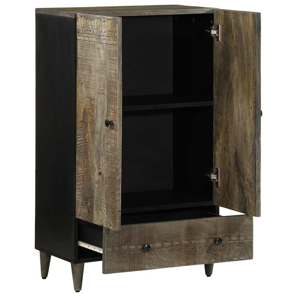 Highboard 60x33x100 cm μασίφ ξύλο Mango - Pakobazaar
