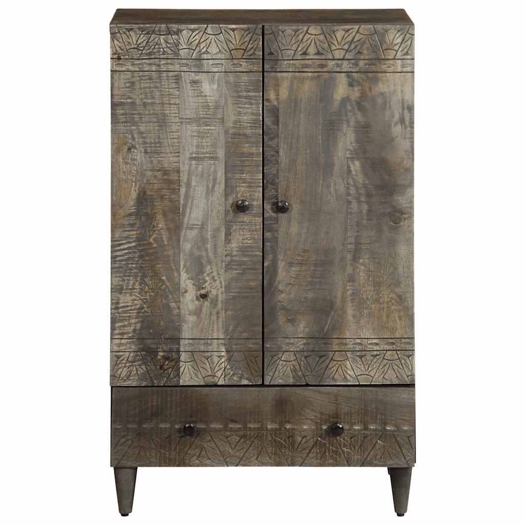 Highboard 60x33x100 cm μασίφ ξύλο Mango - Pakobazaar