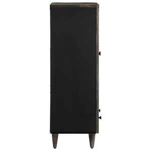 Highboard 60x33x100 cm μασίφ ξύλο Mango - Pakobazaar