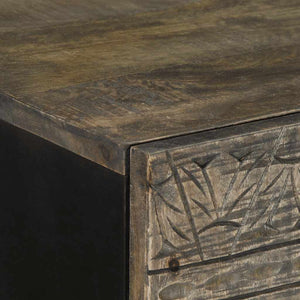 Highboard 60x33x100 cm μασίφ ξύλο Mango - Pakobazaar