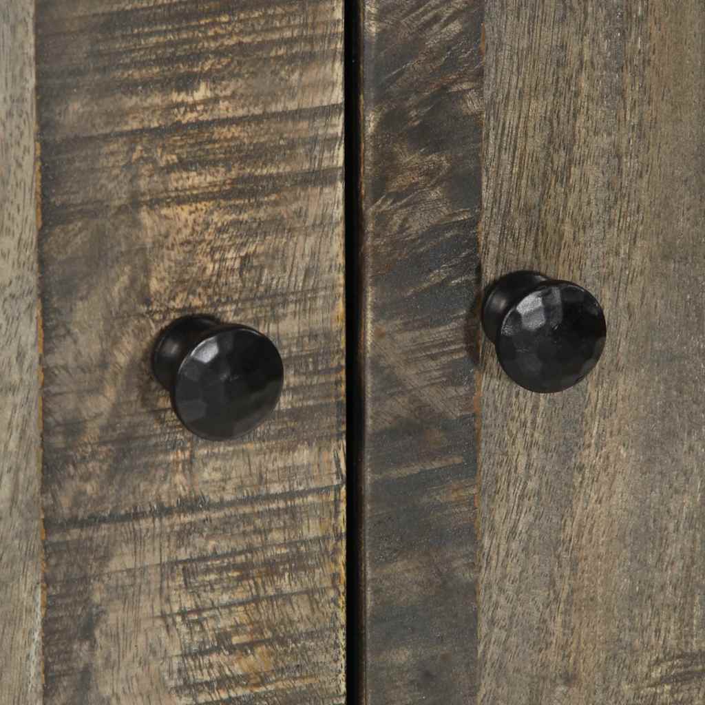 Highboard 60x33x100 cm μασίφ ξύλο Mango - Pakobazaar