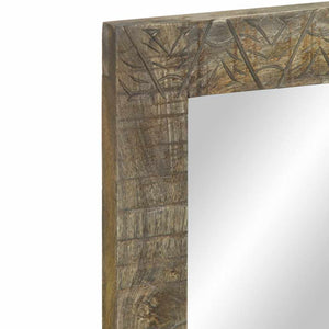Καθρέφτης μπάνιου 50x2,5x70 cm από μασίφ ξύλο Mango