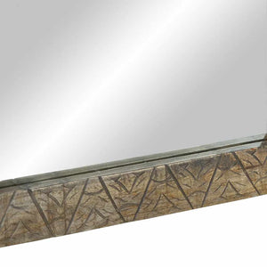 Καθρέφτης μπάνιου 50x2,5x70 cm από μασίφ ξύλο Mango