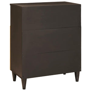 Πλαϊνό γραφείο Μαύρο και Χρυσό 60 x 33 x 75 cm