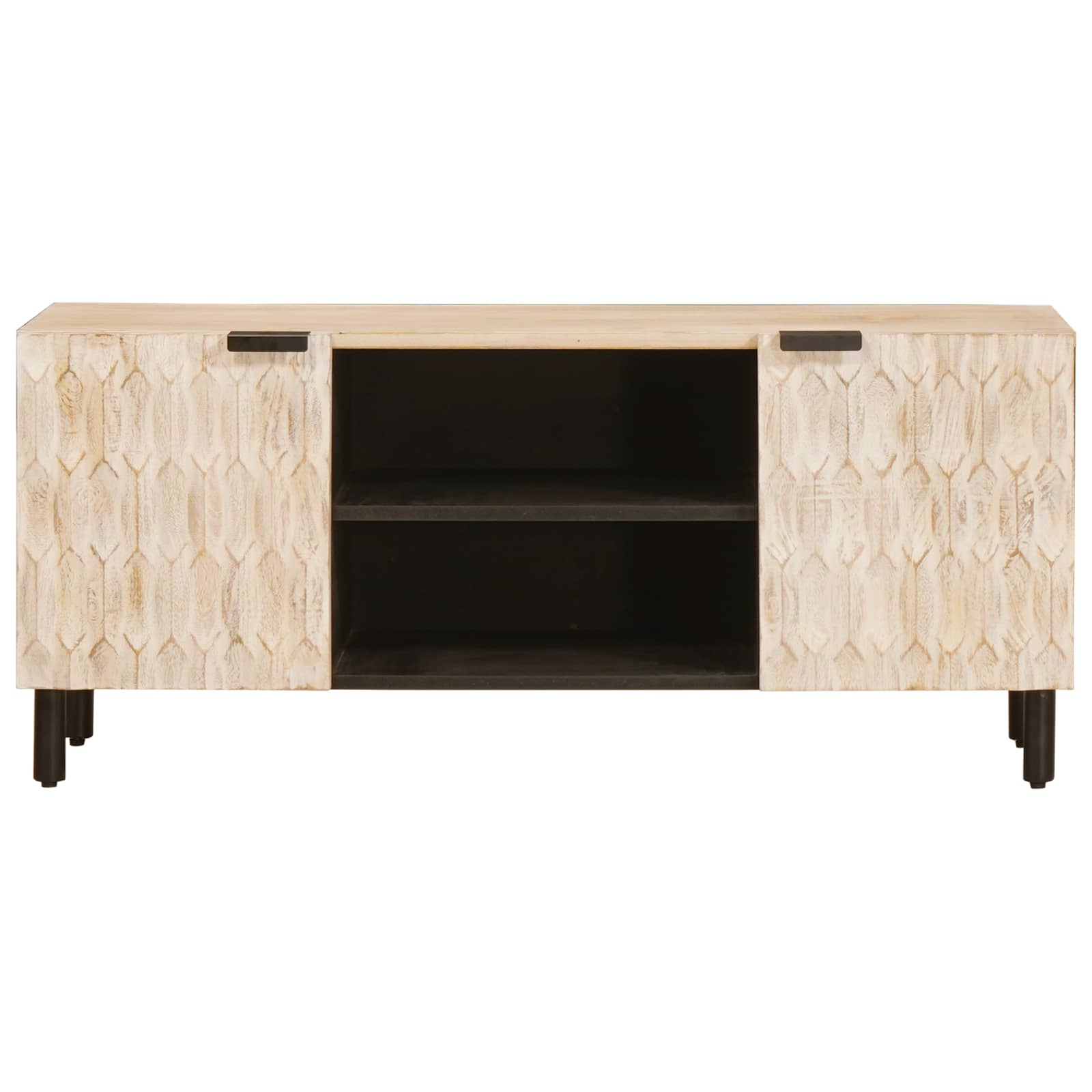 Ντουλάπι TV Λευκό Φινίρισμα Καθαρισμού 105 x 33 x 46 εκ. - Pakobazaar