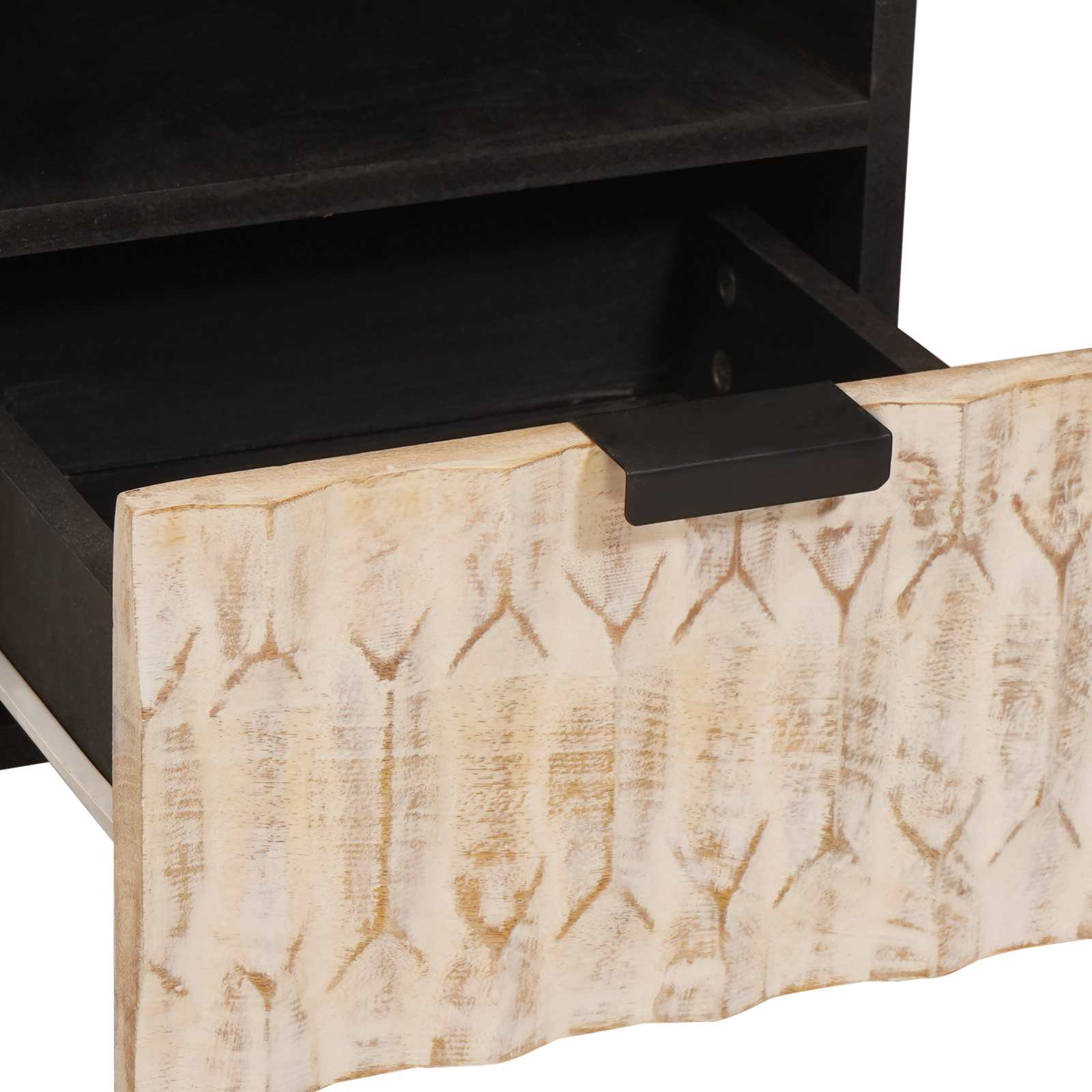 Ντουλάπι TV με ράφι Λευκό Φινίρισμα Καθαρισμού 70 x 33 x 46 εκ - Pakobazaar