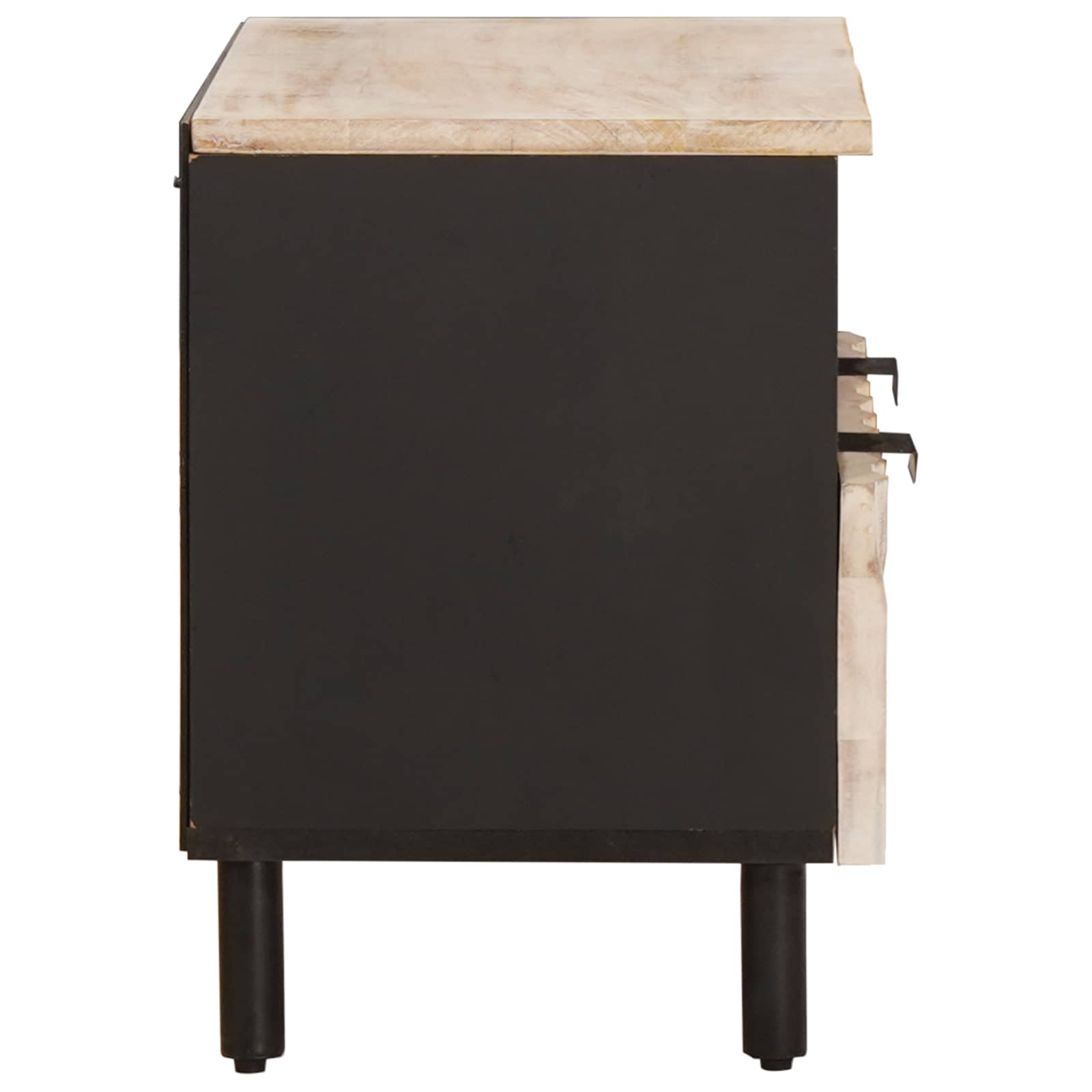 Ντουλάπι TV με ράφι Λευκό Φινίρισμα Καθαρισμού 70 x 33 x 46 εκ - Pakobazaar