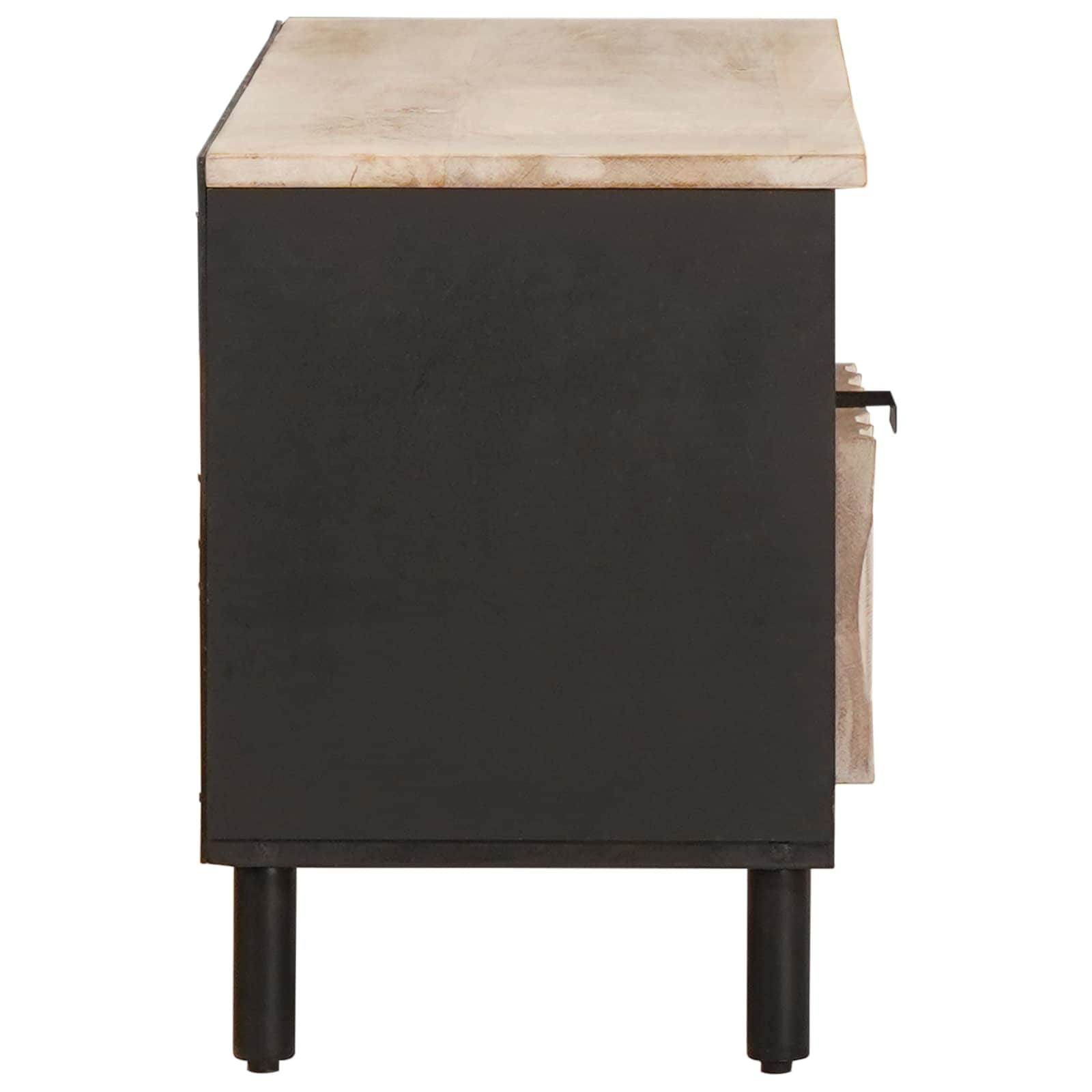 Ντουλάπι TV με ράφι Λευκό Φινίρισμα Καθαρισμού 100 x 33 x 46 εκ - Pakobazaar