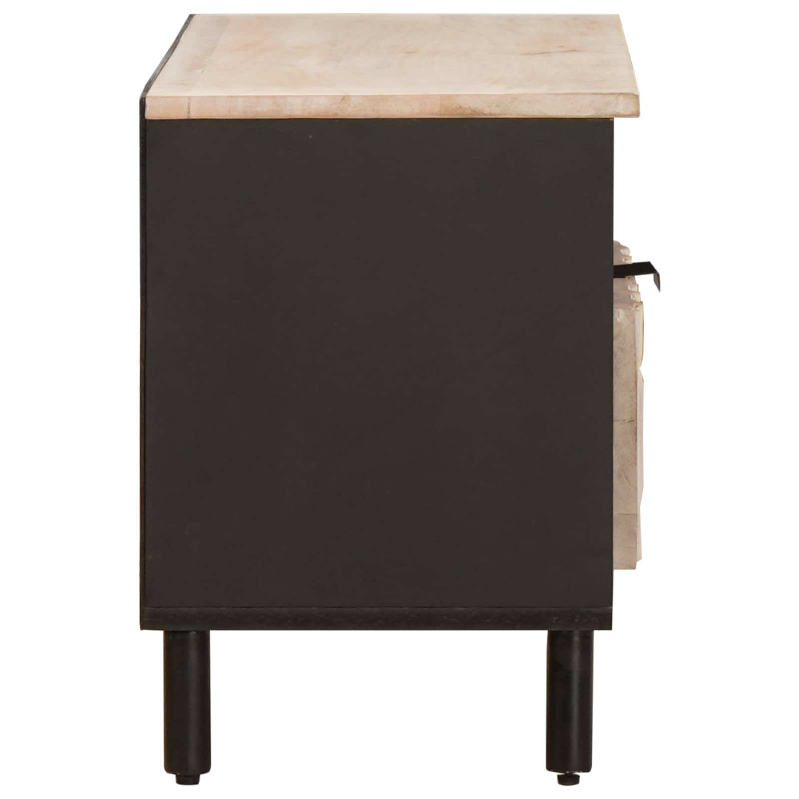 Ντουλάπι TV με ράφι Λευκό Φινίρισμα Καθαρισμού 80 x 33 x 46 εκ