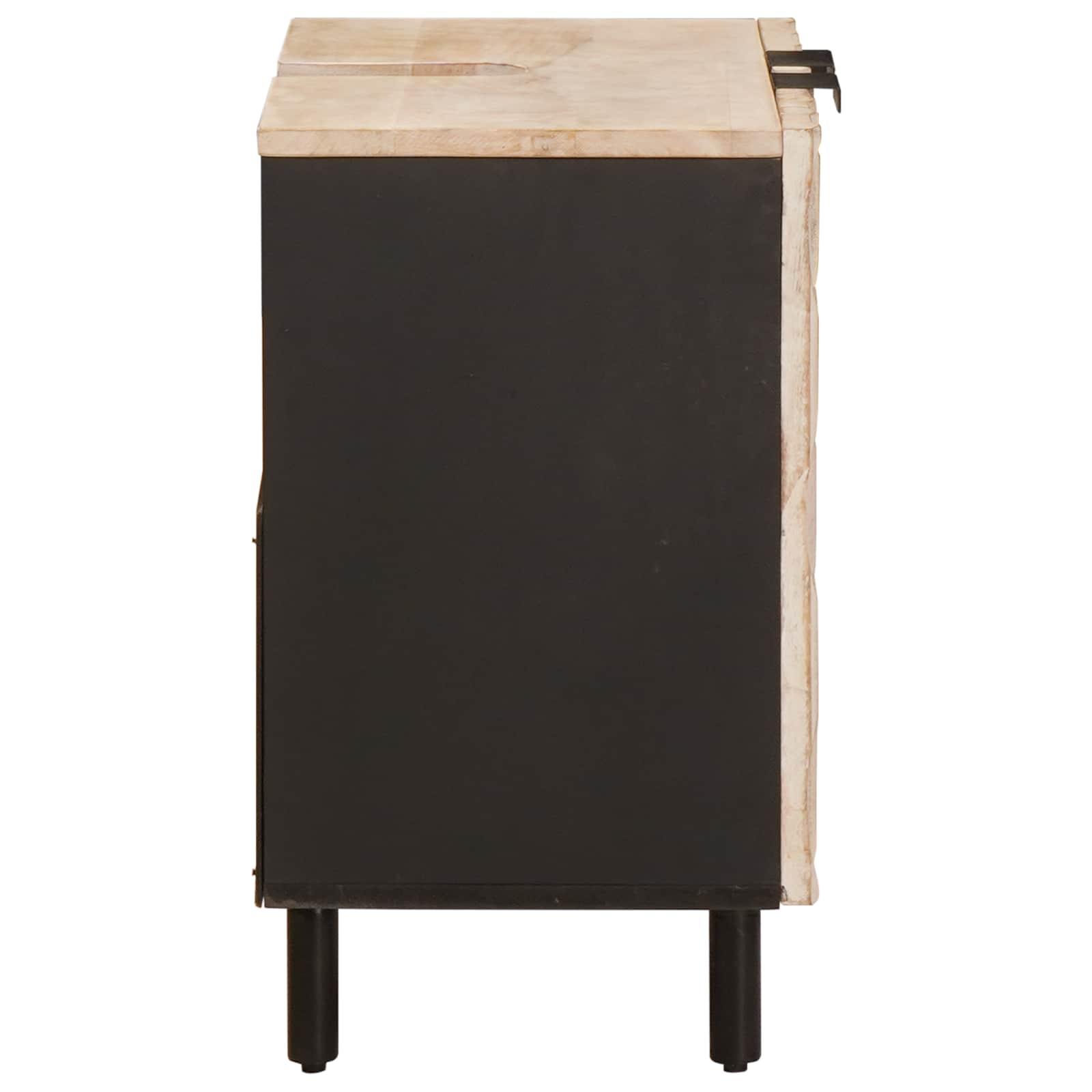 Ντουλάπα Νιπτήρα Mπάνιου με ράφι Λευκό 62 x 33 x 58 εκ. - Pakobazaar