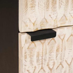 Highboard Λευκό Φινίρισμα Καθαρισμού 40 x 33 x 110 εκ
