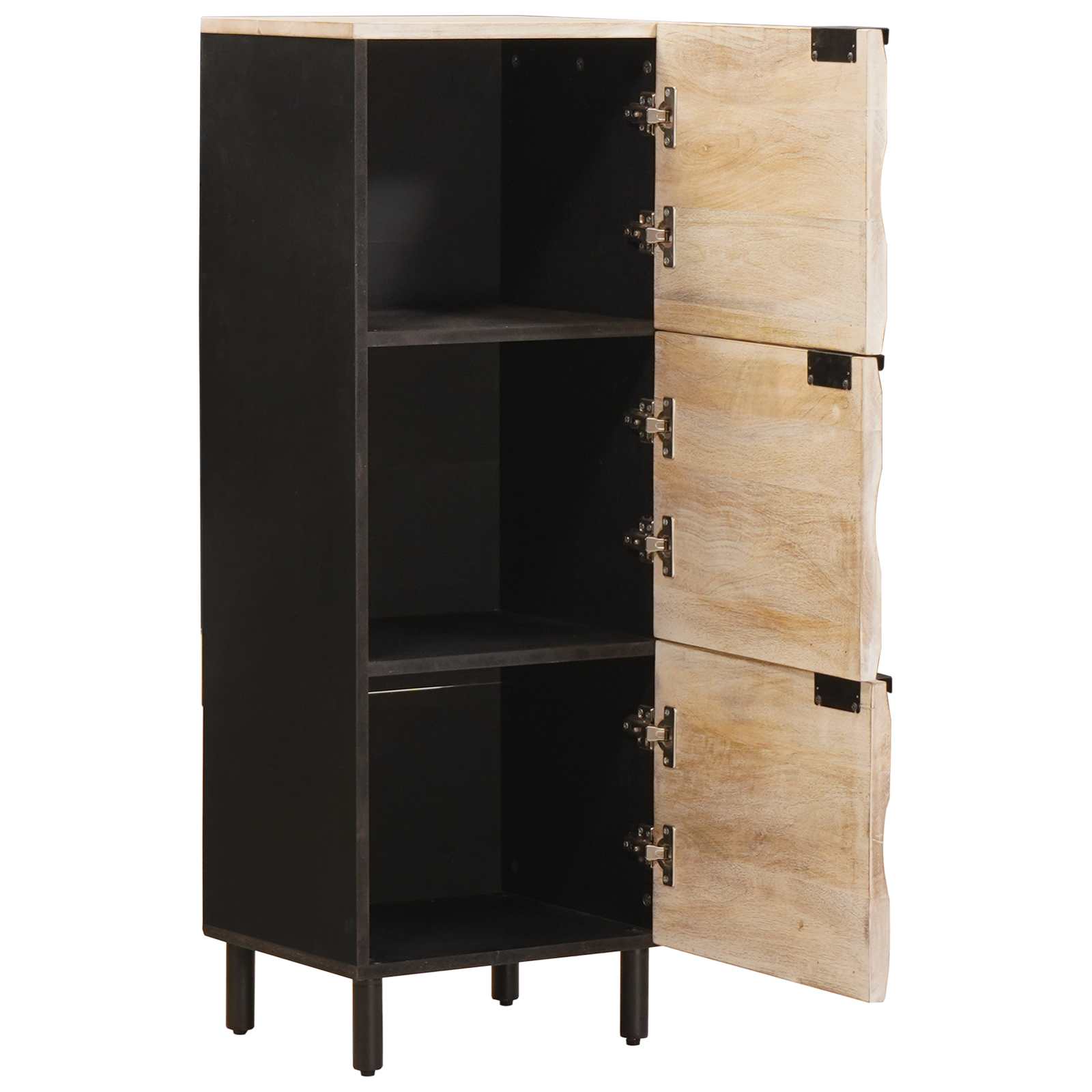 Highboard με πόρτα Λευκό Φινίρισμα Καθαρισμού 40 x 33 x 110 εκ