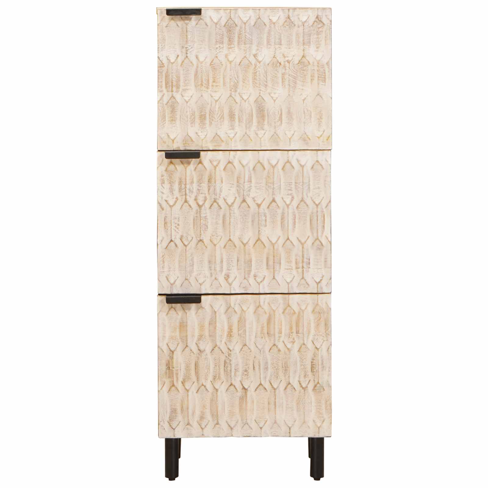 Highboard με πόρτα Λευκό Φινίρισμα Καθαρισμού 40 x 33 x 110 εκ