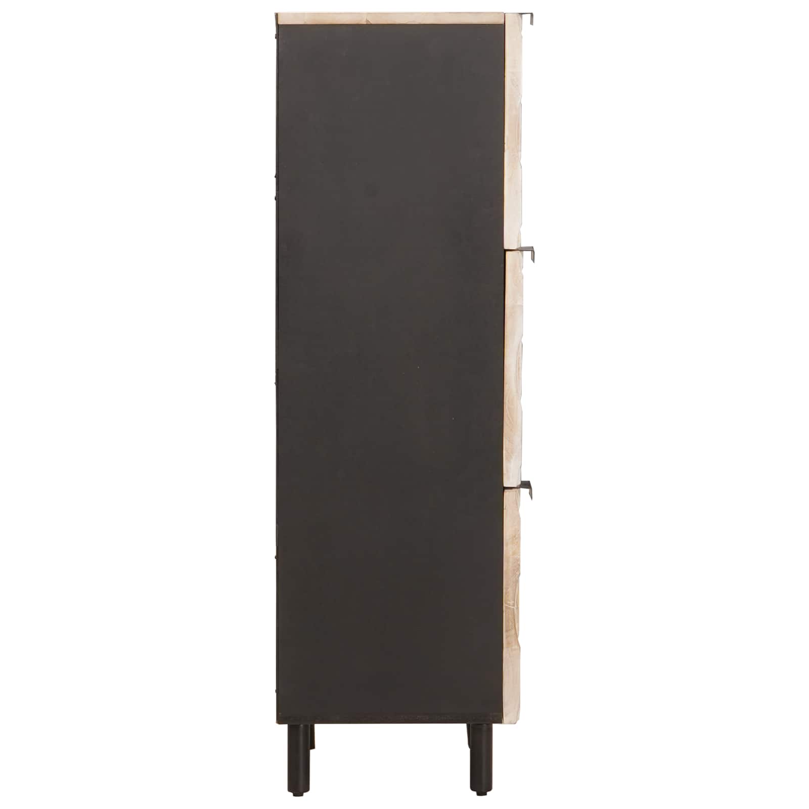 Highboard με πόρτα Λευκό Φινίρισμα Καθαρισμού 40 x 33 x 110 εκ