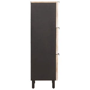 Highboard Λευκό Φινίρισμα Καθαρισμού 40 x 33 x 110 εκ