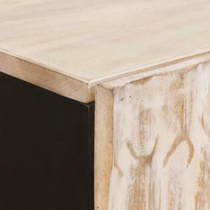 Highboard με πόρτα Λευκό Φινίρισμα Καθαρισμού 60 x 33 x 100 εκ.