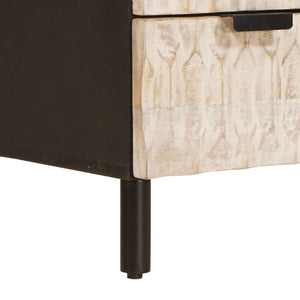 Highboard με πόρτα Λευκό Φινίρισμα Καθαρισμού 60 x 33 x 100 εκ.