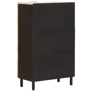 Highboard με πόρτα Λευκό Φινίρισμα Καθαρισμού 60 x 33 x 100 εκ.