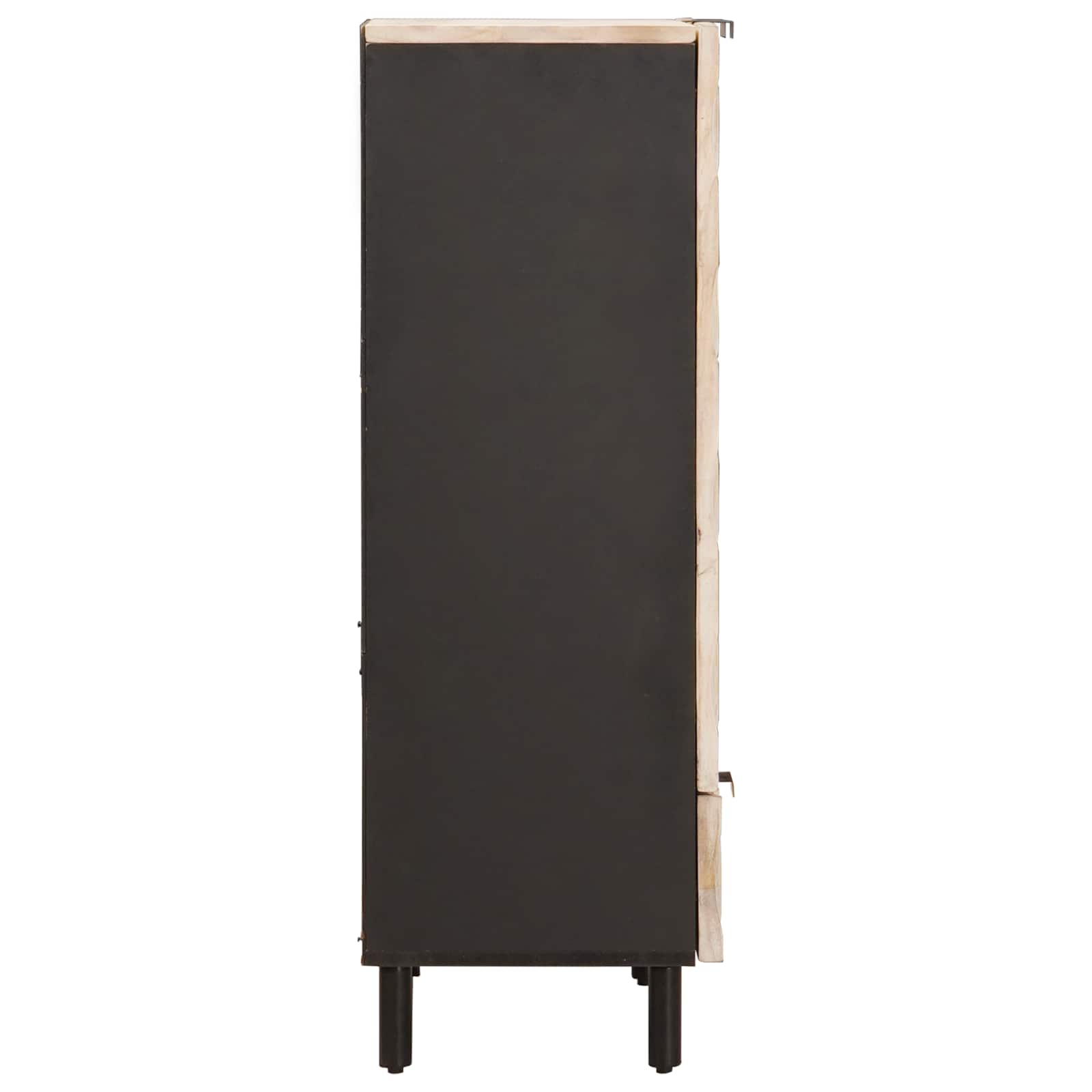 Highboard με πόρτα Λευκό Φινίρισμα Καθαρισμού 60 x 33 x 100 εκ.