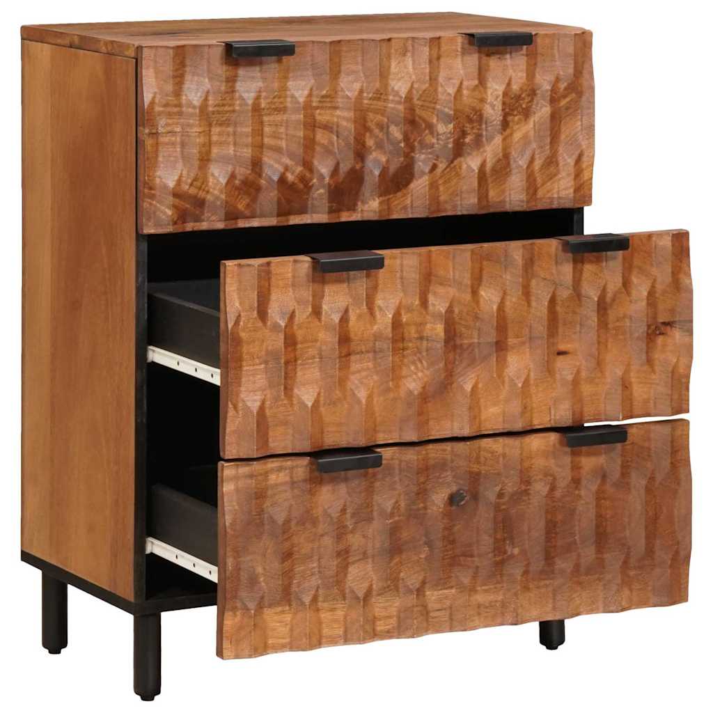 Πλαϊνό γραφείο Καφέ Φινίρισμα Ακακίας 60 x 33 x 75 cm - Pakobazaar