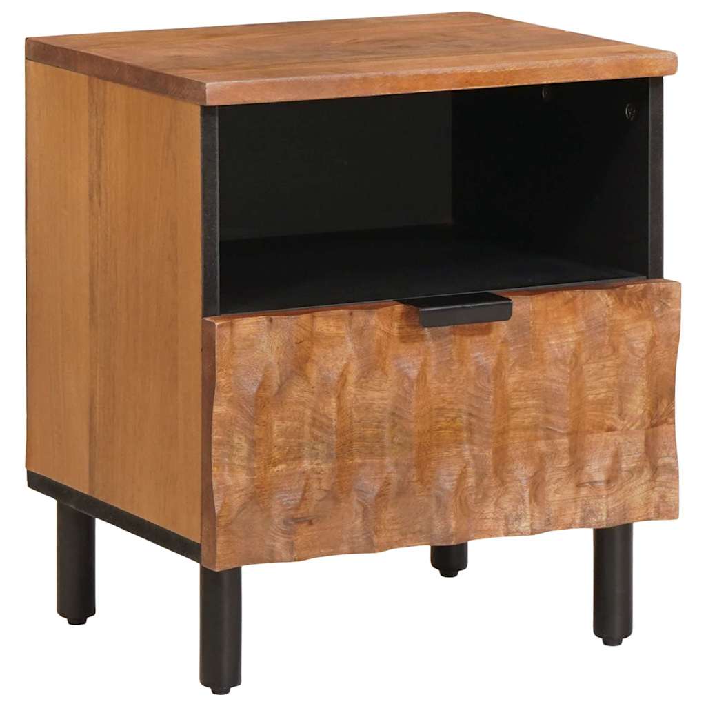 Κομοδίνο 2 pcs Καφέ 40 x 33 x 46 εκ. Στερεό ξύλο μάνγκο