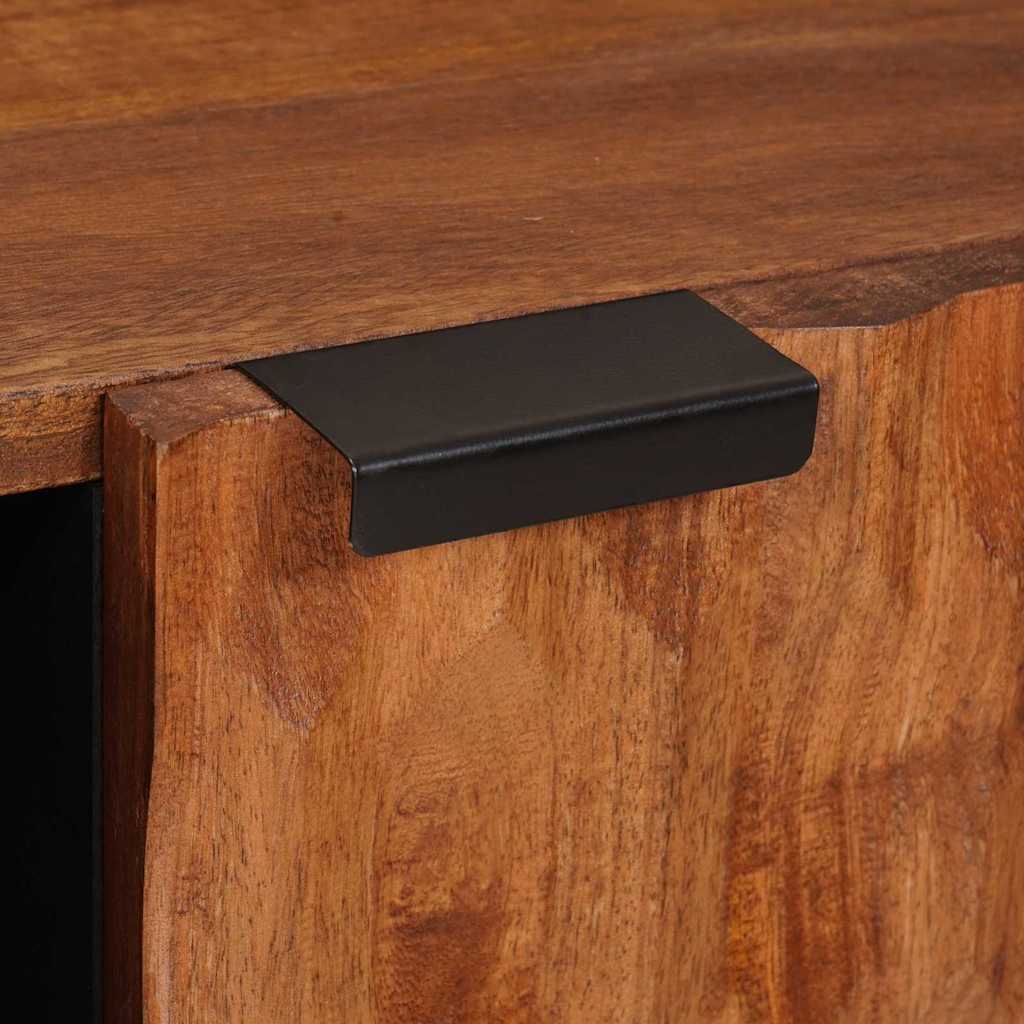 Ντουλάπι TV με πόρτα Καφέ Φινίρισμα Ακακίας 80 x 33 x 46 εκ