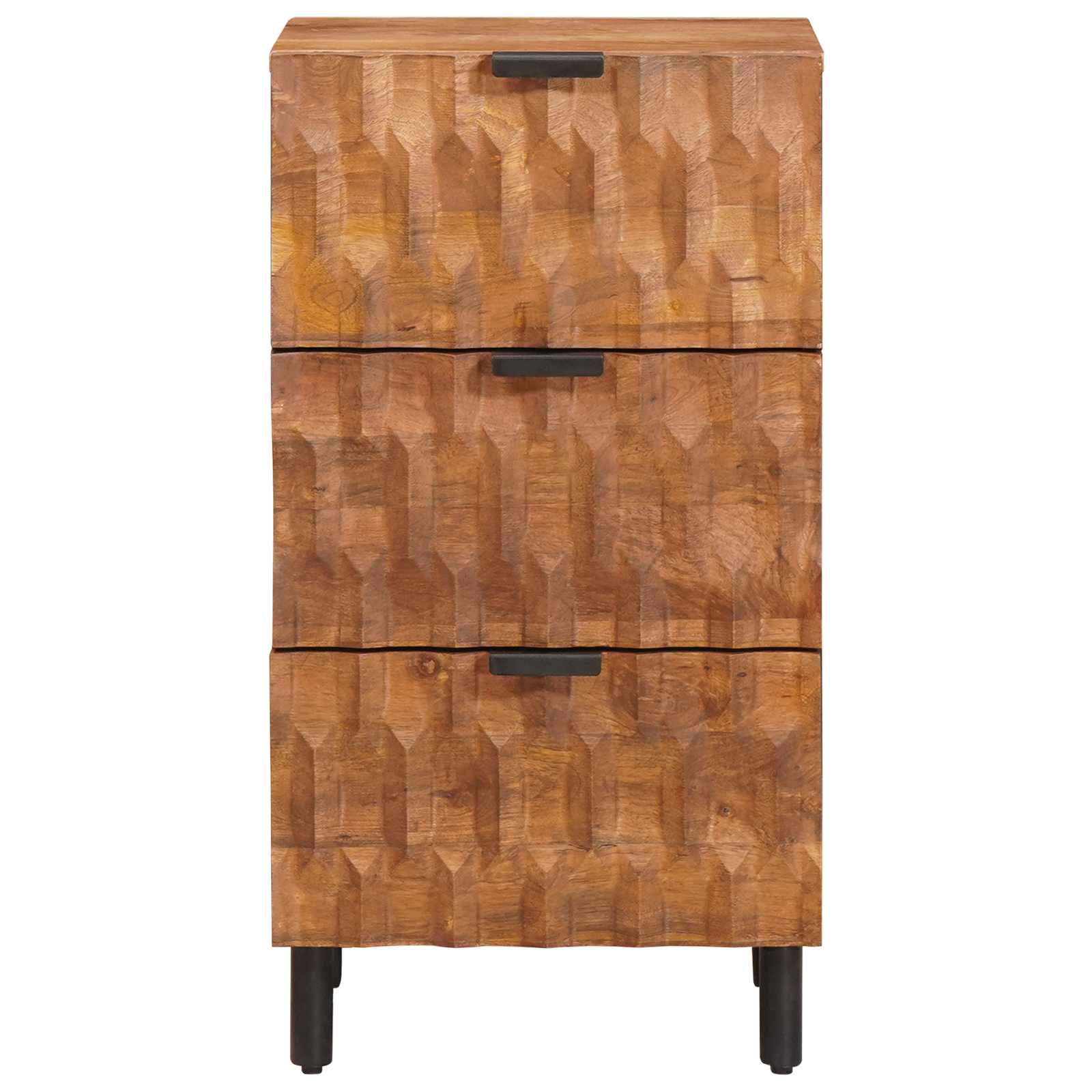 Πλαϊνό γραφείο Καφέ Φινίρισμα Ακακίας 40 x 33 x 75 εκ. - Pakobazaar