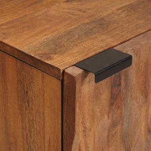 Πλαϊνό γραφείο Καφέ Φινίρισμα Ακακίας 40 x 33 x 75 εκ.
