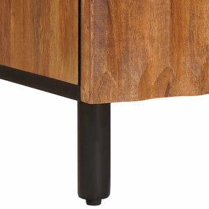 Πλαϊνό γραφείο Καφέ Φινίρισμα Ακακίας 60 x 33 x 75 cm
