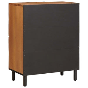 Πλαϊνό γραφείο Καφέ Φινίρισμα Ακακίας 60 x 33 x 75 cm