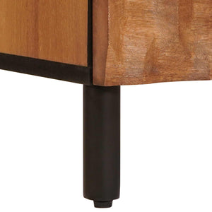 Highboard με αποθήκευση Καφέ Φινίρισμα Ακακίας 40 x 33 x 110 εκ - Pakobazaar