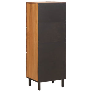 Highboard με αποθήκευση Καφέ Φινίρισμα Ακακίας 40 x 33 x 110 εκ - Pakobazaar