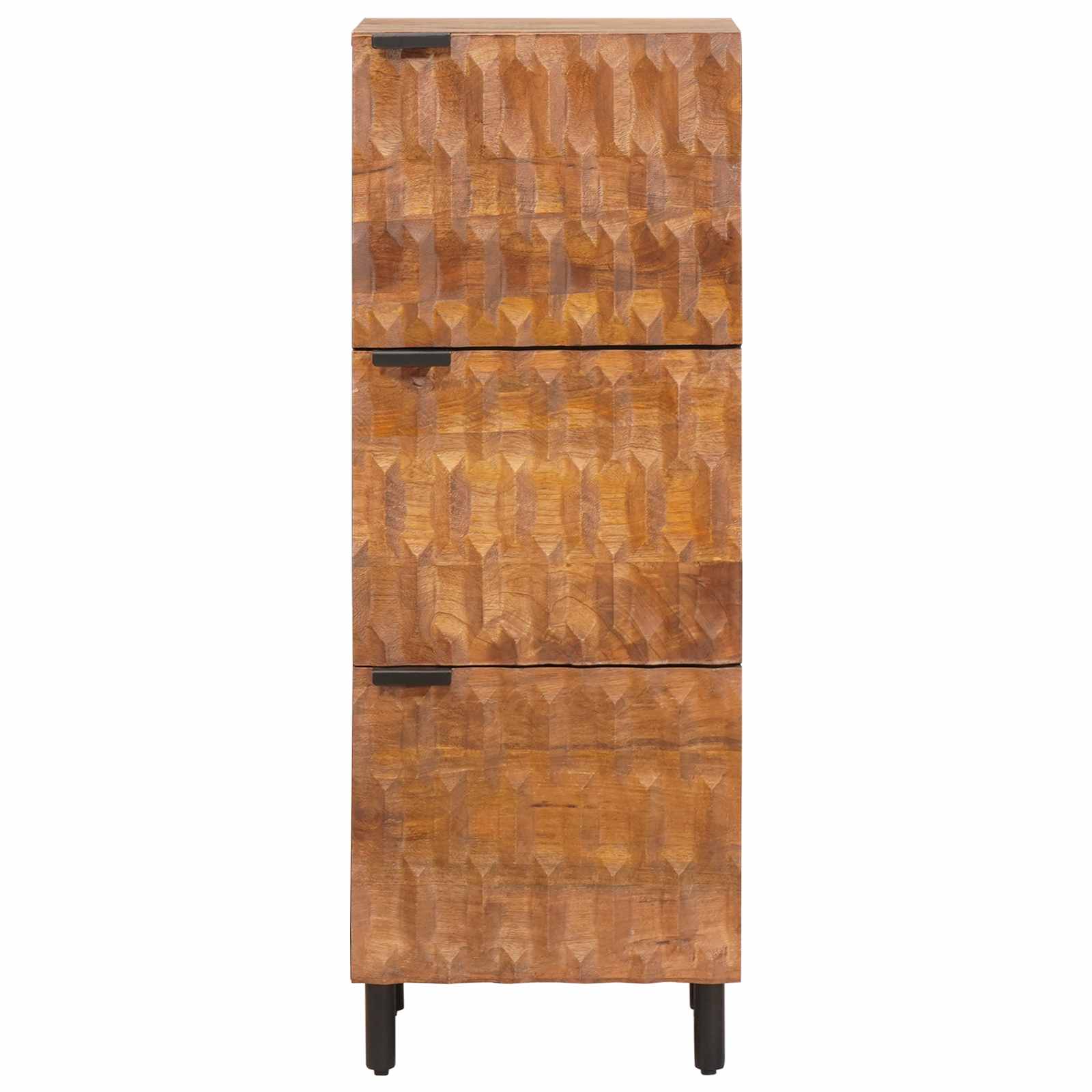 Highboard με αποθήκευση Καφέ Φινίρισμα Ακακίας 40 x 33 x 110 εκ - Pakobazaar