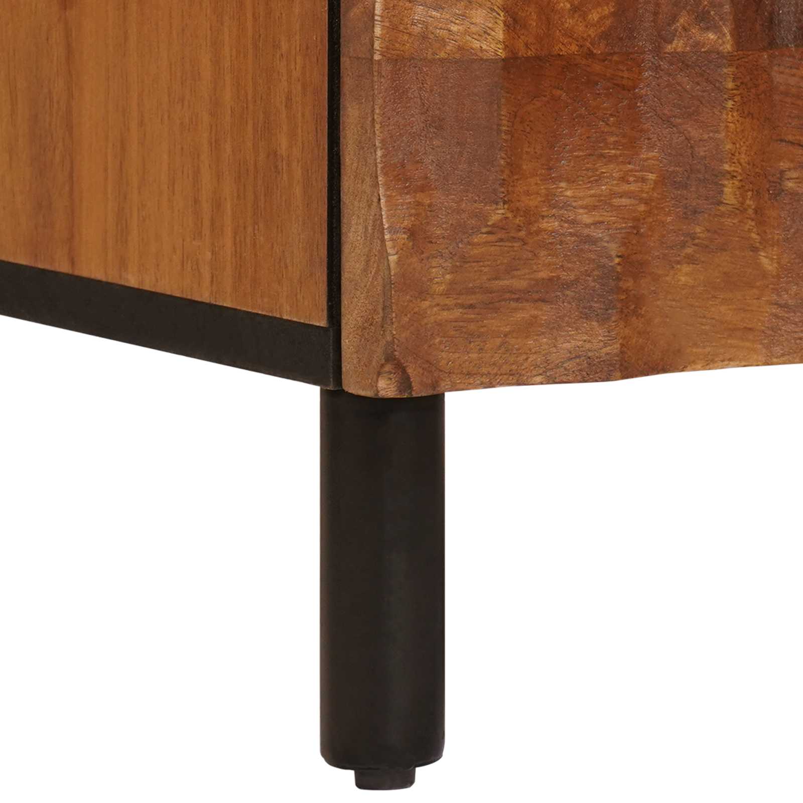 Highboard με συρτάρι Καφέ Φινίρισμα Ακακίας 60 x 33 x 100 εκ.