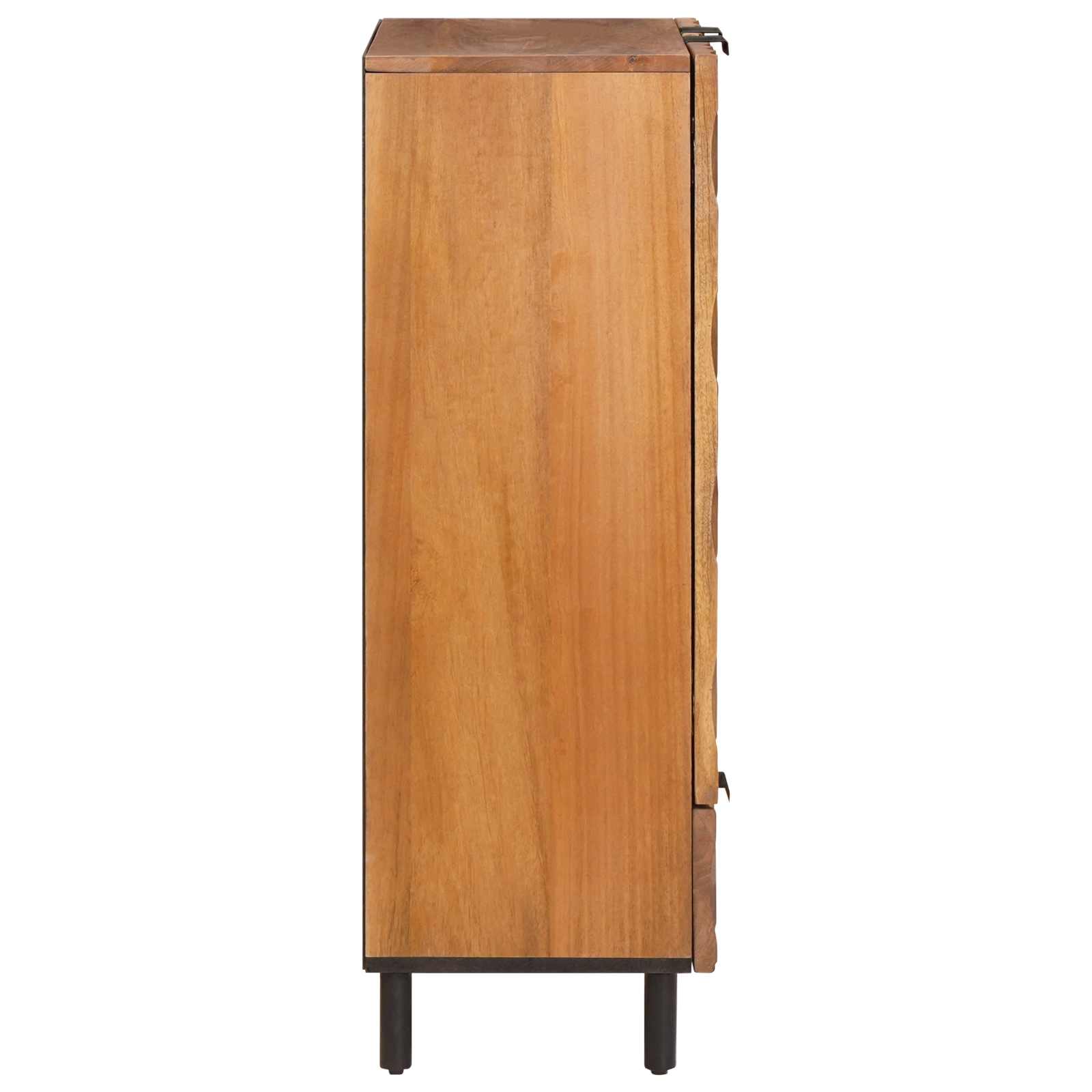 Highboard με συρτάρι Καφέ Φινίρισμα Ακακίας 60 x 33 x 100 εκ.