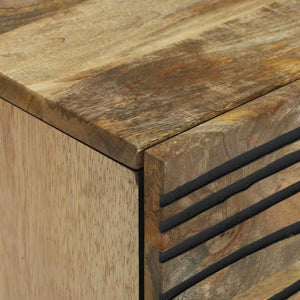 Κομοδίνο Φυσικό 40 x 33 x 46 εκ. Επεξεργασμένο Ξύλο