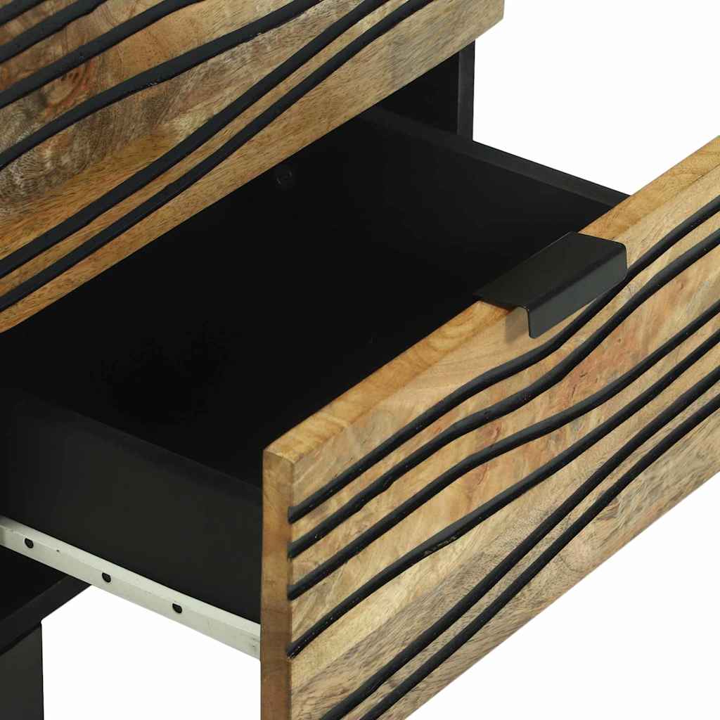 Κομοδίνο Φυσικό 40 x 33 x 46 εκ. Επεξεργασμένο Ξύλο