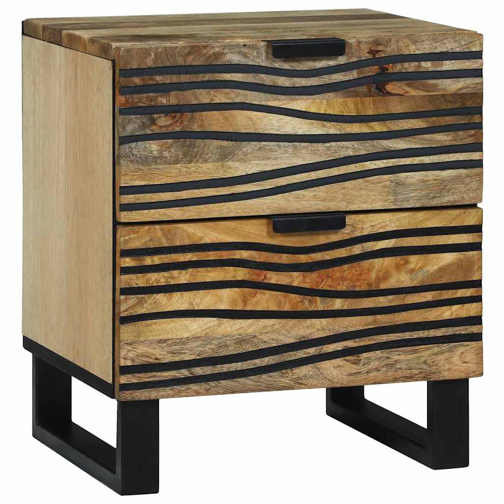 Κομοδίνο Φυσικό 40 x 33 x 46 εκ. Επεξεργασμένο Ξύλο